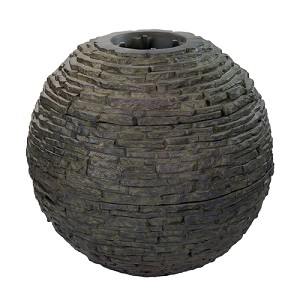 AquaScape Large Stacked Slate Sphere